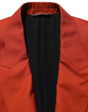 Dolce & Gabbana Roter Kaschmir-Sakko mit Einreiher