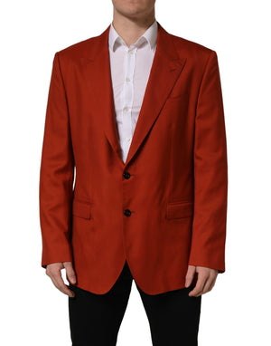 Dolce & Gabbana Roter Kaschmir-Sakko mit Einreiher