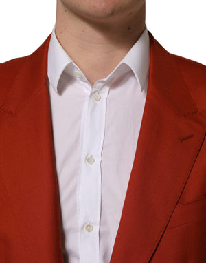Dolce & Gabbana Roter Kaschmir-Sakko mit Einreiher