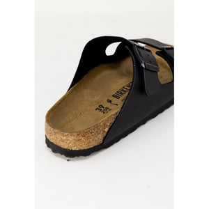 Birkenstock Schwarze Kunstleder-Slipper
