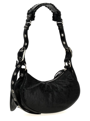 Balenciaga Schwarze Umhängetasche aus Lammleder