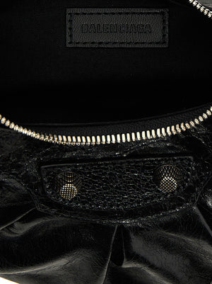 Balenciaga Schwarze Umhängetasche aus Lammleder