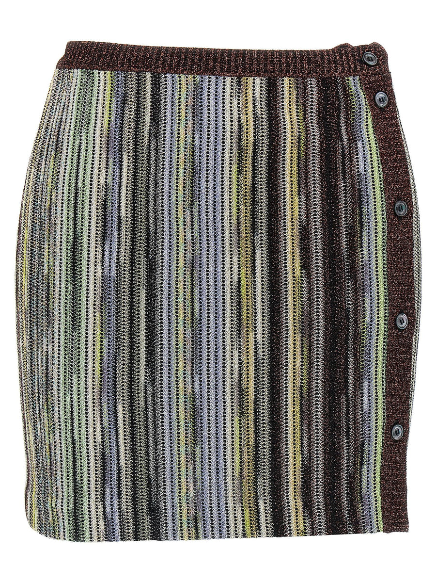 Missoni Mehrfarbiger Viskose-Maxirock