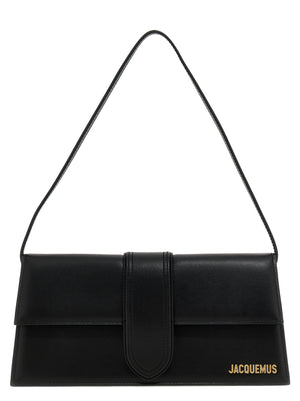 Jacquemus Schwarze Schultertasche aus Rindsleder