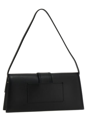 Jacquemus Schwarze Schultertasche aus Rindsleder