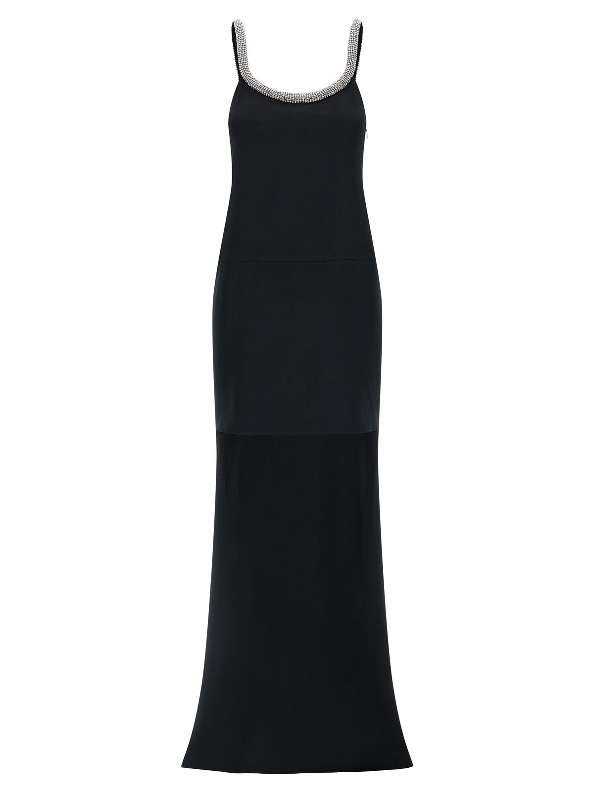 Tom Ford Langes Schwarzes Kleid aus Acetat