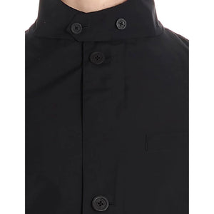 Herno Schwarze Polyester-Jacke in voller Länge