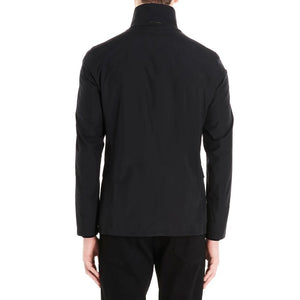 Herno Schwarze Polyester-Jacke in voller Länge