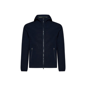 Herno Blaue Shell-Jacke aus Elasthan