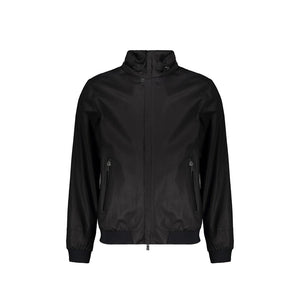 Herno Schwarze Baumwoll-Shell-Jacke