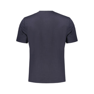 Blue Cotton Men's T-Shirt