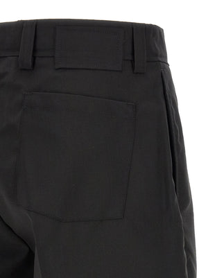 MFPEN Schwarze Woll-Bermudashorts