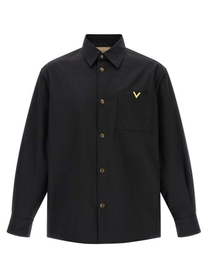 Valentino Garavani Schwarze Polyester-Jacke