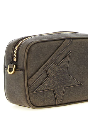 Golden Goose Braune Clutch aus Rindsleder