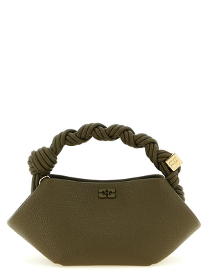 Ganni Zweifarbige Handtasche aus Polyester