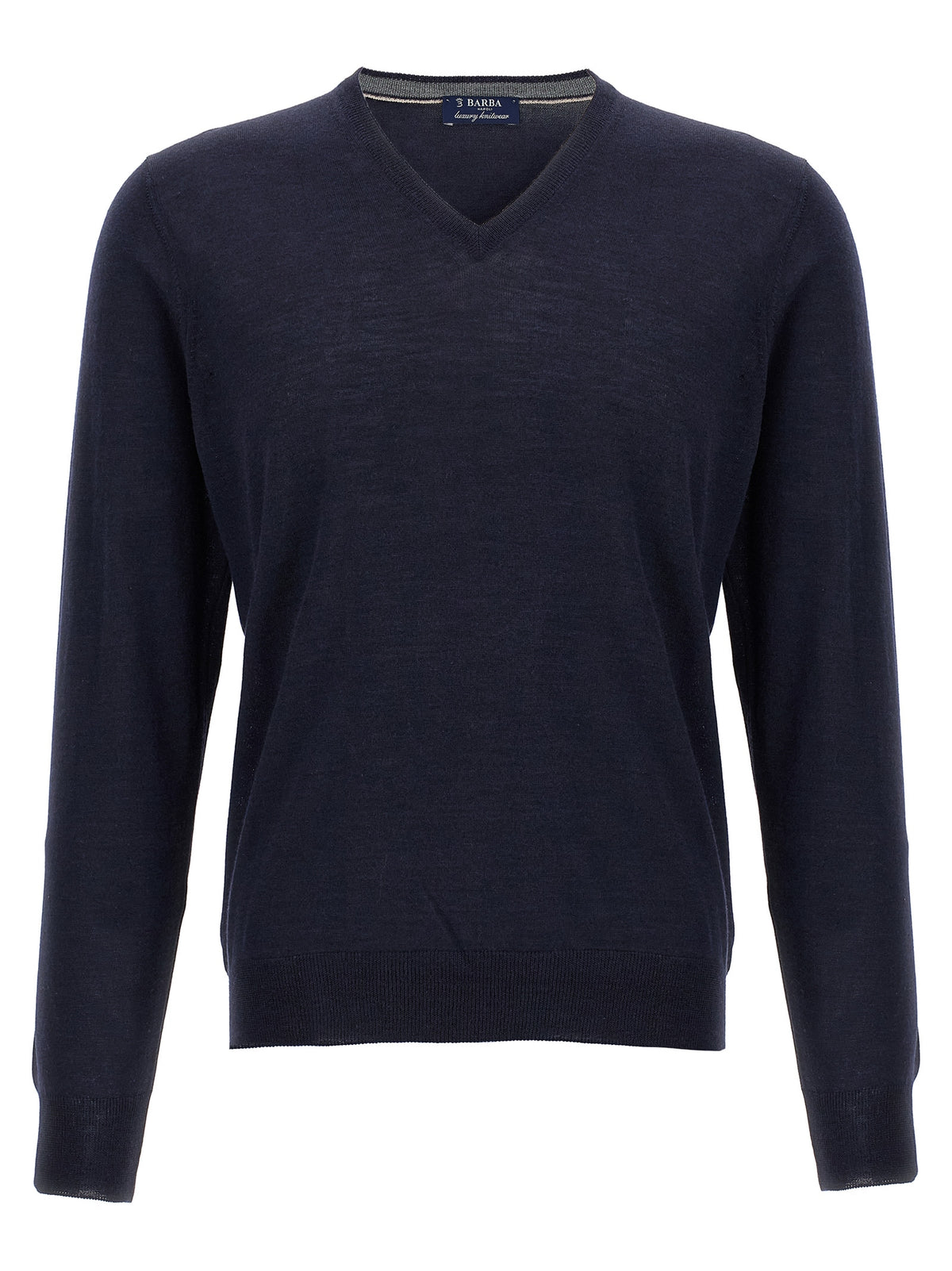 Barba Napoli Blauer Wollcardigan
