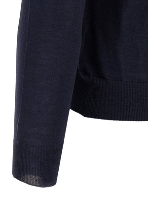 Barba Napoli Blauer Wollcardigan