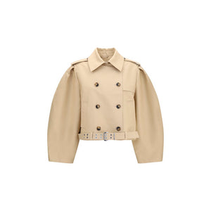 Ganni Beige Baumwolljacke