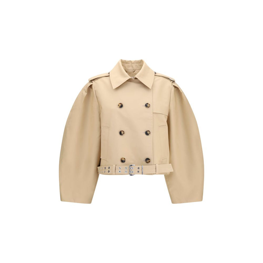Ganni Beige Baumwolljacke