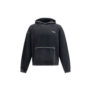 FOUND Schwarzer Baumwoll-Sweatshirt