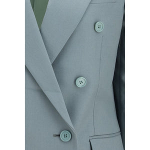 Chloé Zweifarbiger Blazer Aries aus Wolle