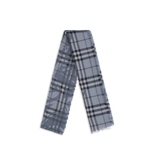 Burberry Blauer Wollschal Aries Foulard