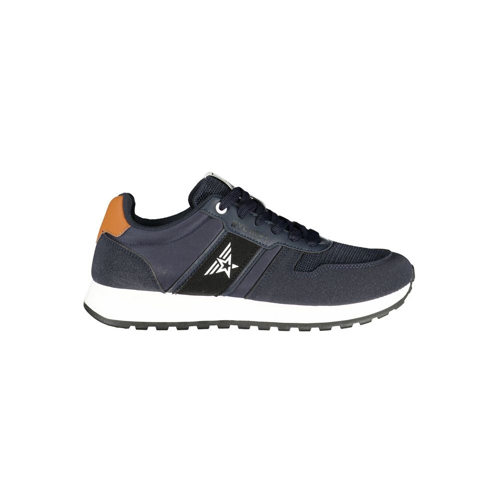 Avirex Blauer Sneaker aus Polyurethan für Herren
