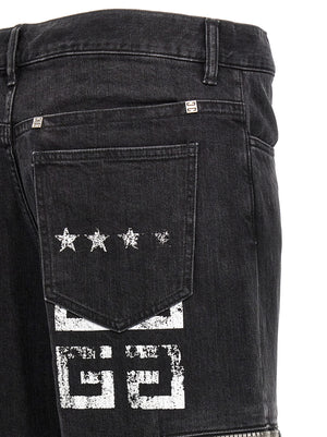 Givenchy Schwarze Baumwolljeans Denim