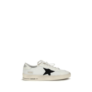 Golden Goose Weiße Bos Taurus Kalbsleder Athletic Sneaker