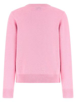 Ganni Mehrfarbige Wollstrickjacke