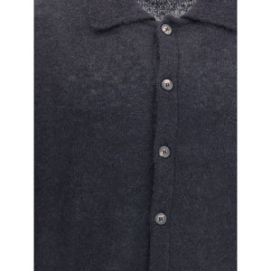 Our Legacy Schwarzer Alpaka Vicugna Pacos Cardigan