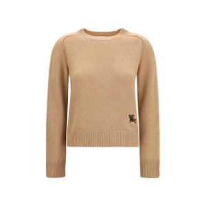 Burberry Beiger Kaschmirpullover