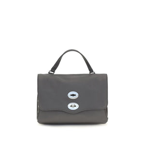 Zanellato Graue Kalbsleder Bos Taurus Schultertasche