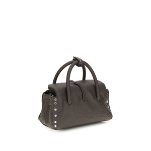 Zanellato Braune Kalbsleder Bos Taurus Handtasche