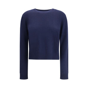 Lisa Yang Blauer Kaschmirpullover