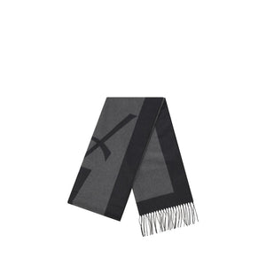 Saint Laurent Grauer Seidenschal