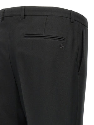 Gucci Schwarze Freizeithose aus Polyester