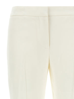 Alexander McQueen Weiße Freizeithose aus Viskose
