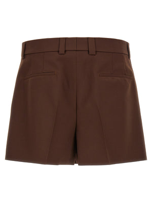 Gucci Braune Woll-Bermudashorts