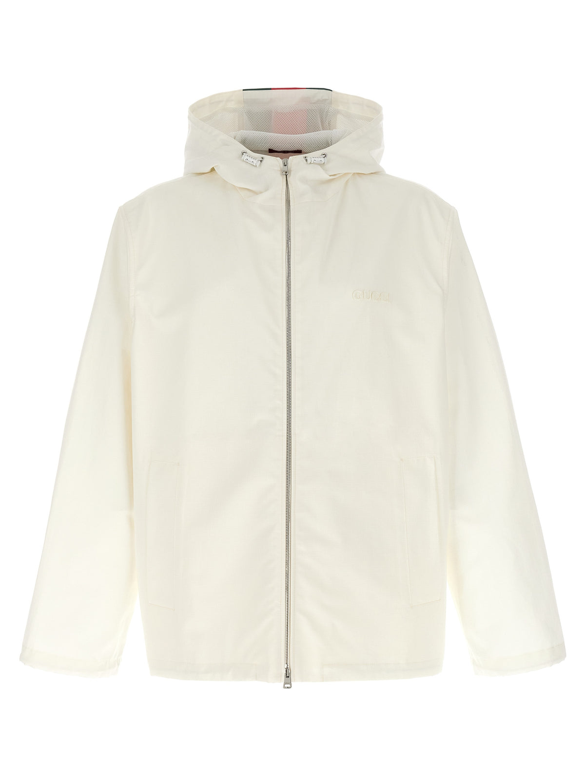 Gucci Weiße Baumwoll-Strickjacke
