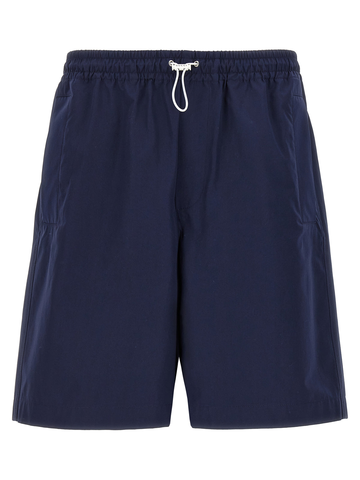 Gucci Blaue Baumwoll-Bermudashorts