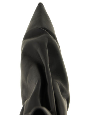 Rick Owens Schwarze Stiefeletten aus Kalbsleder