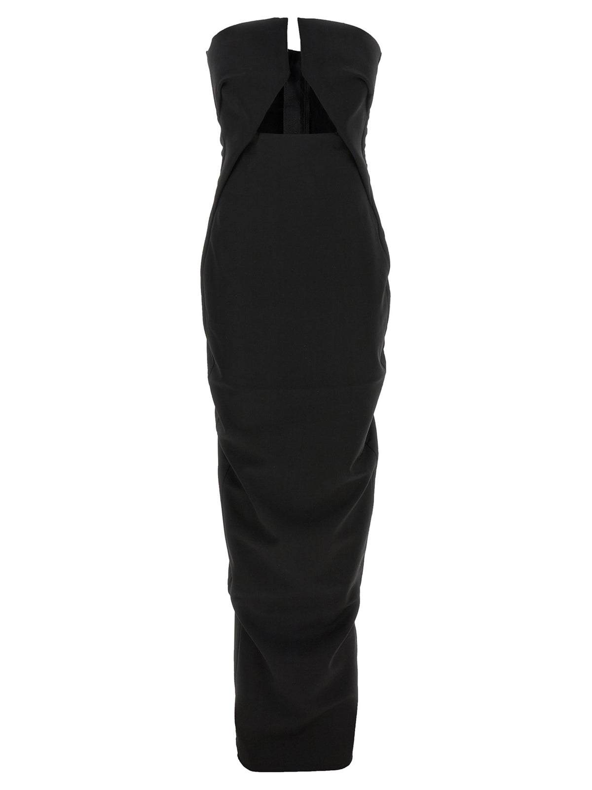 Rick Owens Langes Wollkleid in Schwarz