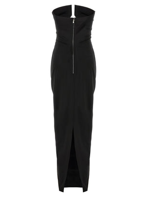 Rick Owens Langes Wollkleid in Schwarz