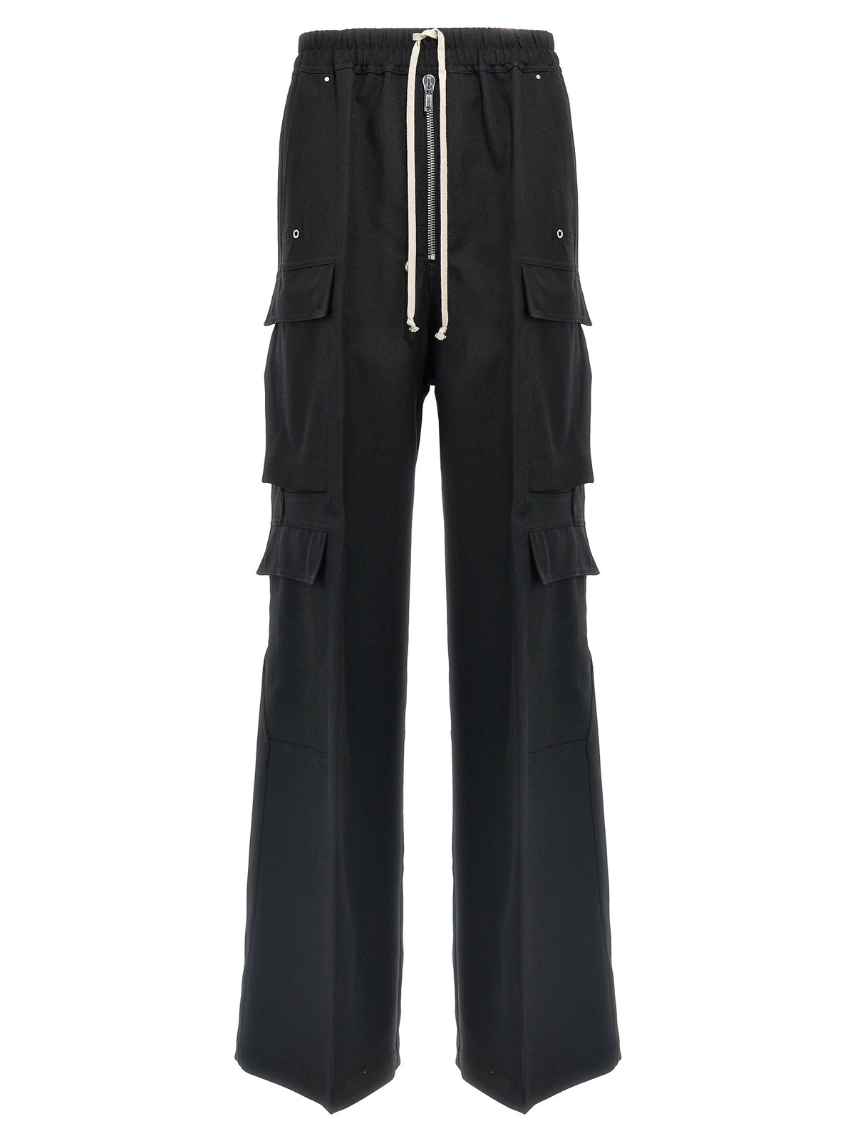 Rick Owens Schwarze Woll-Cargo-Hose