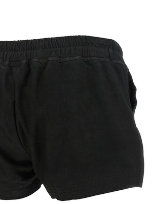 Rick Owens Schwarze Bermuda-Shorts aus Lammleder