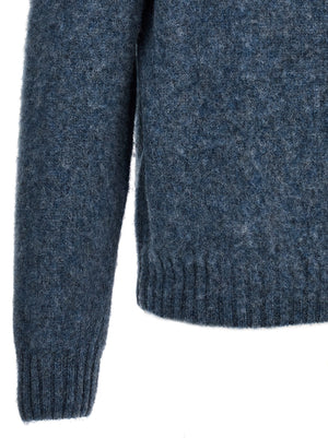 Harmony Blauer Wollcardigan