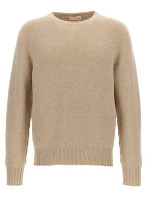 MA'RY'YA Beige Wollstrickjacke