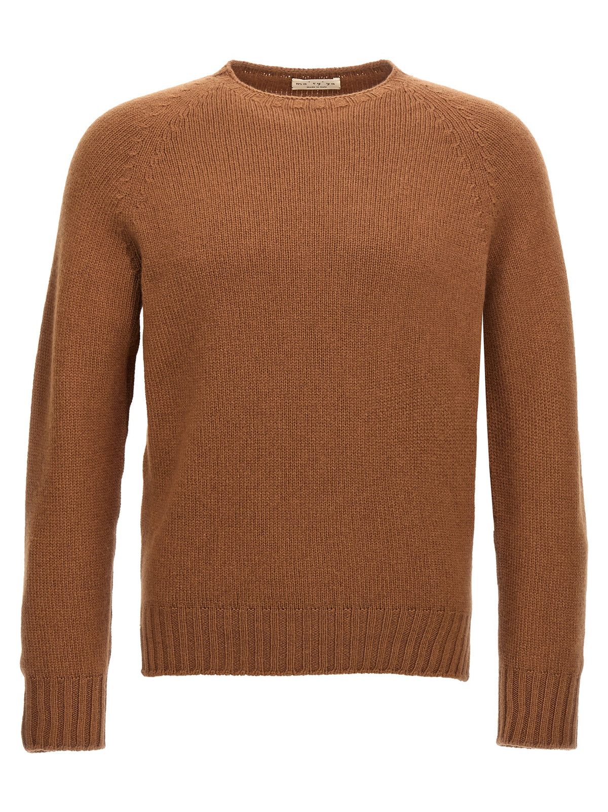 MA'RY'YA Brauner Wollcardigan