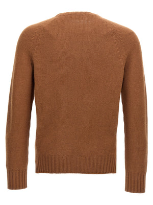 MA'RY'YA Brauner Wollcardigan